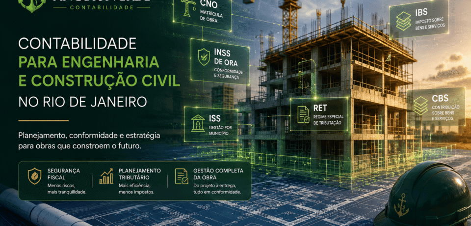 Contabilidade para Construtoras no RJ INSS de Obra, RET e ISS (1)